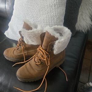 Timberland Women's Brown Fur-Lined Winter Boots